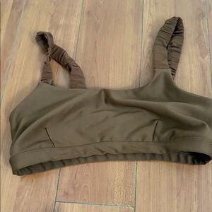 ALO Yoga brown  Ruched Bralette